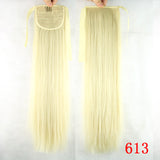 Synthetic High-Temperature Long Straight Ponytail