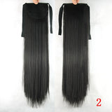 Synthetic High-Temperature Long Straight Ponytail