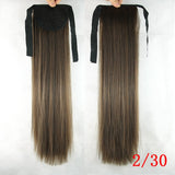 Synthetic High-Temperature Long Straight Ponytail