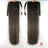 Synthetic High-Temperature Long Straight Ponytail