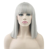 Short Straight Heat Resistant High-Temperature Synthetic Wigs