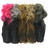 Long Curly Ombre Ponytail Synthetic Hair