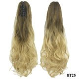 Long Curly Ombre Ponytail Synthetic Hair