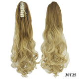Long Curly Ombre Ponytail Synthetic Hair