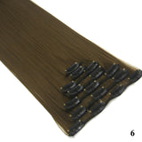 Long Straight High-Temperature Synthetic Hairpiece