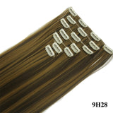 Long Straight High-Temperature Synthetic Hairpiece