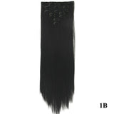 Long Straight High-Temperature Synthetic Hairpiece