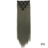 Long Straight High-Temperature Synthetic Hairpiece