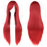 Long Straight Wig Heat Resistant Synthetic Wigs