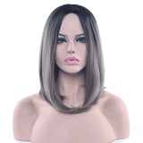 Black To Green Ombre Hair Synthetic Hair Bob Wig