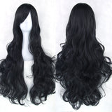 Long Curly Hair Orange Brown Wigs