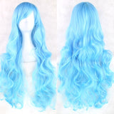 Long Curly Hair Orange Brown Wigs