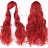 Long Curly Hair Orange Brown Wigs