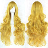 Long Curly Hair Orange Brown Wigs