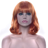 Short Curly Synthetic Hair Pink Wigs