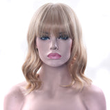 Short Curly Synthetic Hair Pink Wigs