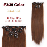 Long Straight Synthetic Hair Extensions