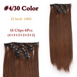 Long Straight Synthetic Hair Extensions