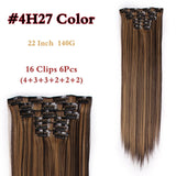 Long Straight Synthetic Hair Extensions