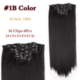 Long Straight Synthetic Hair Extensions