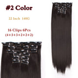 Long Straight Synthetic Hair Extensions