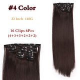 Long Straight Synthetic Hair Extensions