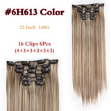 Long Straight Synthetic Hair Extensions
