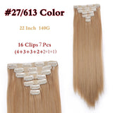 Long Straight Synthetic Hair Extensions