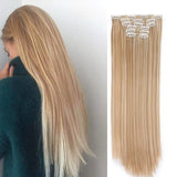 Long Straight Synthetic Hair Extensions