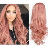 Long Purple Lace Wig