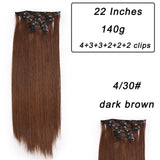 Long Blond Straight Synthetic Hair Extensions has