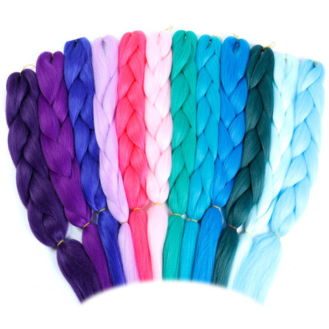 Ombre Synthetic Heat Resistant Braiding Hair