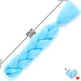 Ombre Synthetic Heat Resistant Braiding Hair