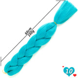 Ombre Synthetic Heat Resistant Braiding Hair