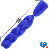 Ombre Synthetic Heat Resistant Braiding Hair