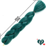 Ombre Synthetic Heat Resistant Braiding Hair