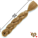 Ombre Synthetic Heat Resistant Braiding Hair