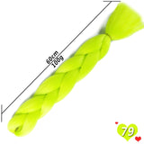 Ombre Synthetic Heat Resistant Braiding Hair