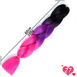 Ombre Synthetic Heat Resistant Braiding Hair
