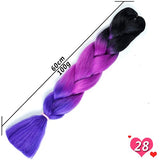 Ombre Synthetic Heat Resistant Braiding Hair