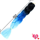 Ombre Synthetic Heat Resistant Braiding Hair