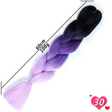 Ombre Synthetic Heat Resistant Braiding Hair