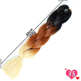 Ombre Synthetic Heat Resistant Braiding Hair