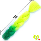 Ombre Synthetic Heat Resistant Braiding Hair