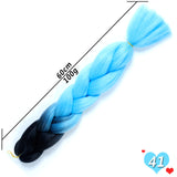 Ombre Synthetic Heat Resistant Braiding Hair
