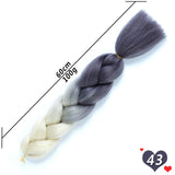 Ombre Synthetic Heat Resistant Braiding Hair