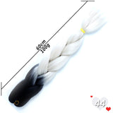 Ombre Synthetic Heat Resistant Braiding Hair