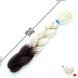 Ombre Synthetic Heat Resistant Braiding Hair
