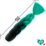 Ombre Synthetic Heat Resistant Braiding Hair