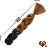 Ombre Synthetic Heat Resistant Braiding Hair